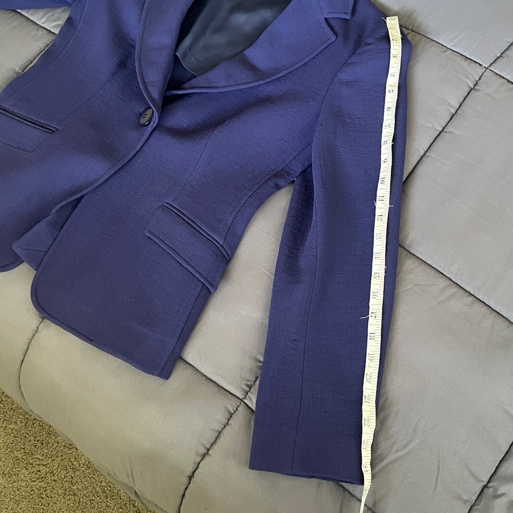 Armani Collezioni Dark Purple Women's Blazer - Picture 5 of 11